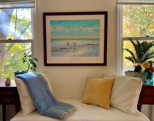 "Shoal Hopping" Original Watercolor Painting, *price available upon request*