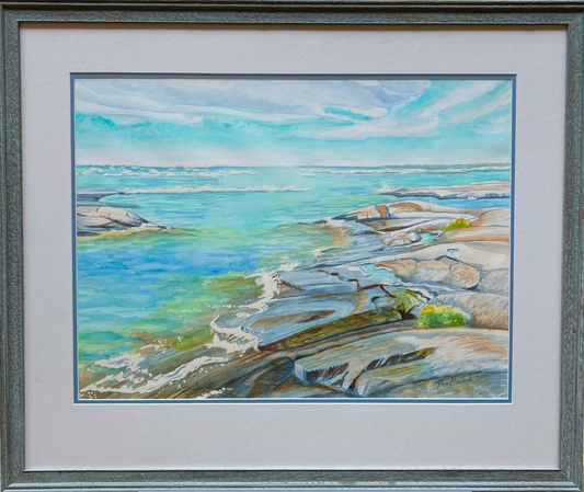 "The Breakers" Original Watercolor painting, *price available upon request*