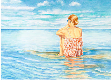 Miranda" on the Shoals Watercolor Print | Georgian Bay Fine Art
