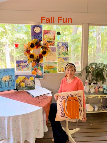 Fall Fun Watercolor Challenge | October & Halloween Prompts (SCBWI Daily Word)