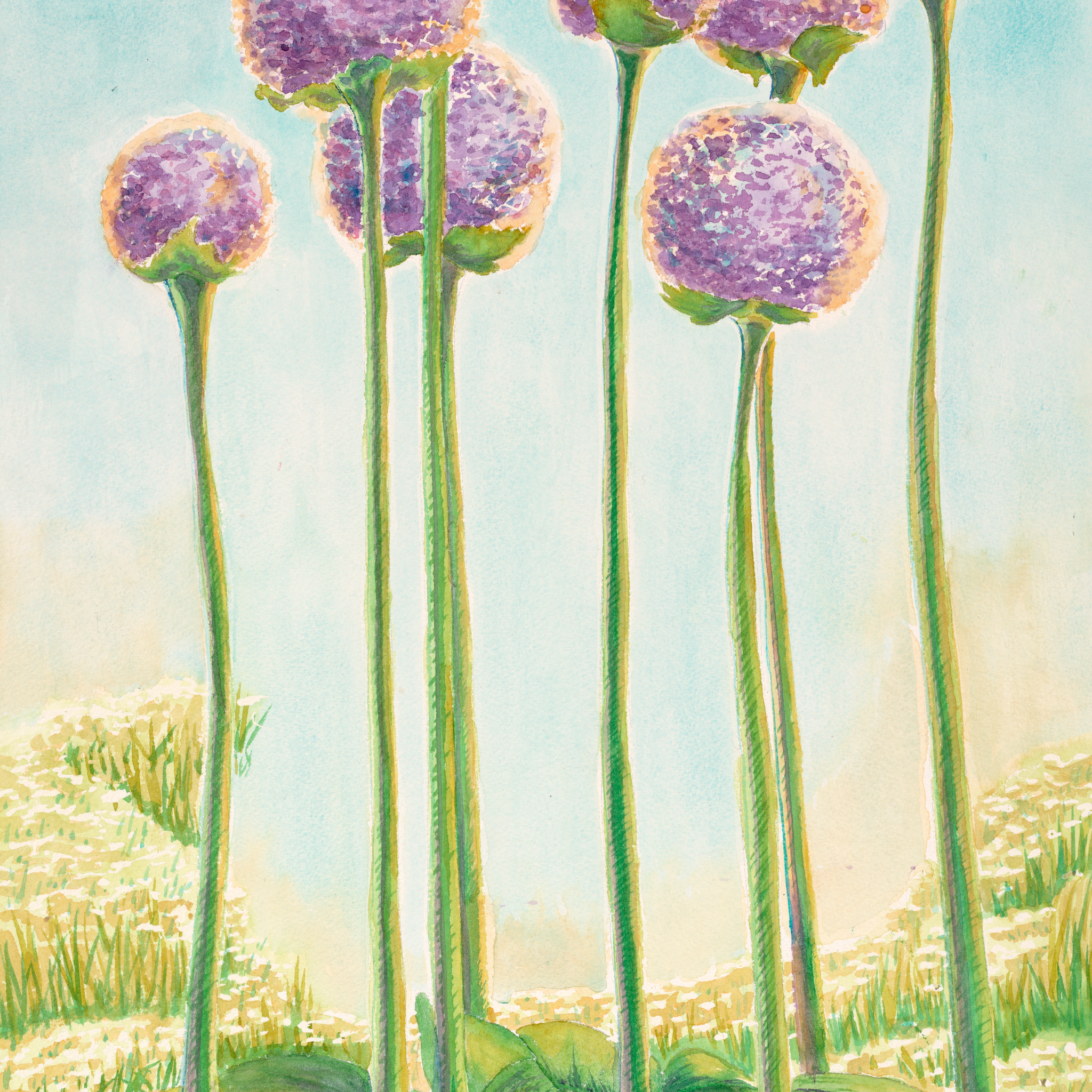 Signs of Spring, Watercolor Print