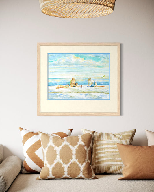 "Summertime Bliss", Georgian Bay Friends Watercolor Print | Lake Huron Fine Art